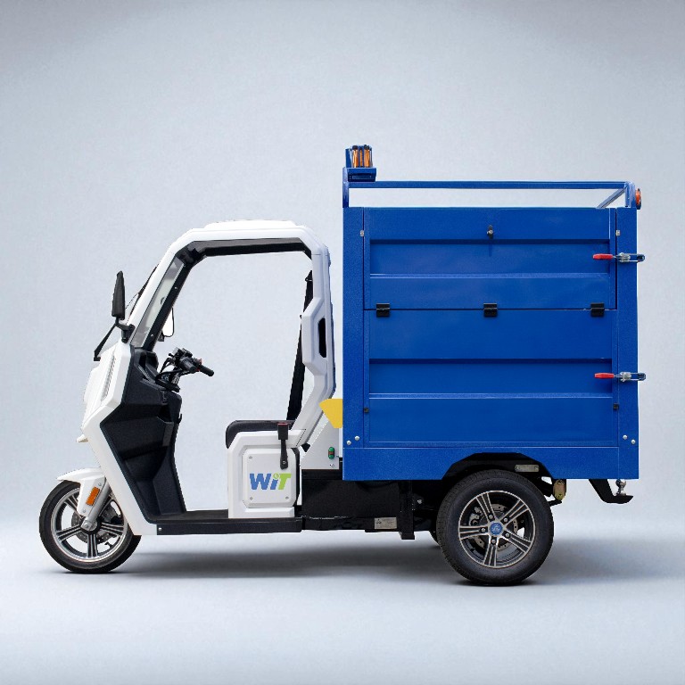 WIT - TRICICLO ELÉTRICO FUSCO - COLETORA DE LIXO